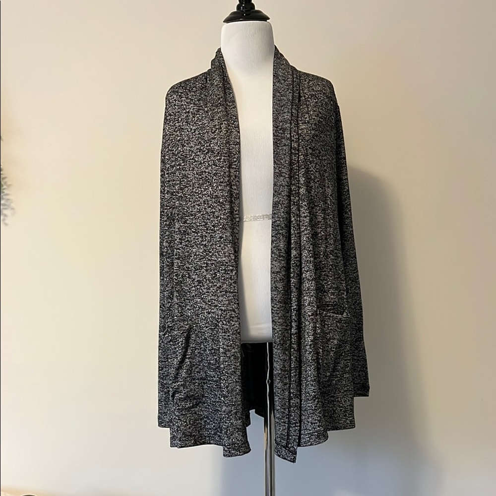Athleta Black Marled Sweater